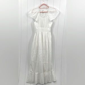 White Boho Beach Dress